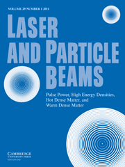 Laser and Particle Beams Volume 29 - Issue 1 -