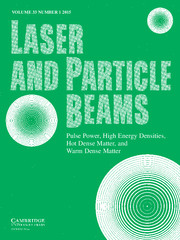 Laser and Particle Beams Volume 33 - Issue 1 -