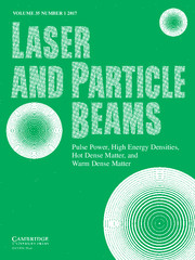 Laser and Particle Beams Volume 35 - Issue 1 -