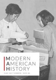 Modern American History Volume 7 - Issue 3 -