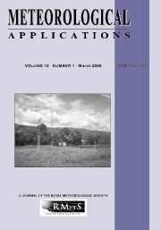 Meteorological Applications Volume 13 - Issue 1 -