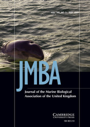 Journal of the Marine Biological Association of the United Kingdom Volume 101 - Issue 3 -