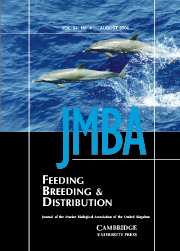 Journal of the Marine Biological Association of the United Kingdom Volume 84 - Issue 4 -