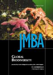 Journal of the Marine Biological Association of the United Kingdom Volume 85 - Issue 4 -