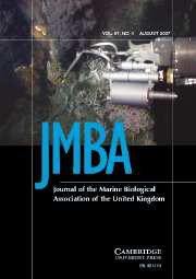 Journal of the Marine Biological Association of the United Kingdom Volume 87 - Issue 4 -