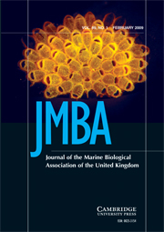 Journal of the Marine Biological Association of the United Kingdom Volume 89 - Issue 1 -