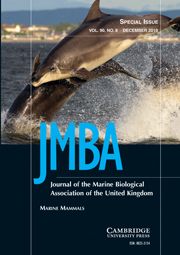 Journal of the Marine Biological Association of the United Kingdom Volume 90 - Issue 8 -  Marine Mammals