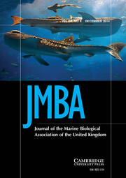 Journal of the Marine Biological Association of the United Kingdom Volume 94 - Issue 8 -