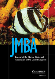 Journal of the Marine Biological Association of the United Kingdom Volume 98 - Issue 7 -