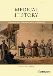 Medical History Volume 61 - Issue 2 -