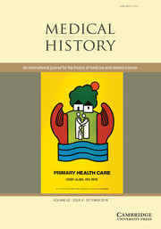 Medical History Volume 62 - Issue 4 -