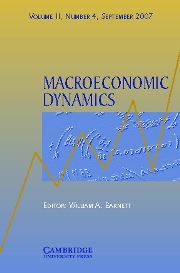 Macroeconomic Dynamics Volume 11 - Issue 4 -