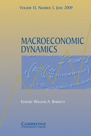 Macroeconomic Dynamics Volume 13 - Issue 3 -