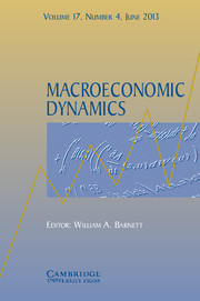 Macroeconomic Dynamics Volume 17 - Issue 4 -