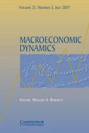 Macroeconomic Dynamics Volume 21 - Special Issue5 -  Recent Topics in Computational Macroeconomics