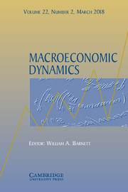 Macroeconomic Dynamics Volume 22 - Issue 2 -