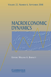 Macroeconomic Dynamics Volume 22 - Issue 6 -