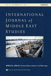 International Journal of Middle East Studies Volume 49 - Special Issue4 -  Forced Displacement and Refugees