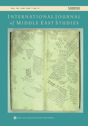 International Journal of Middle East Studies Volume 53 - Issue 2 -