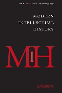 Modern Intellectual History Volume 8 - Issue 2 -