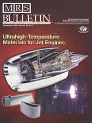 MRS Bulletin Volume 28 - Issue 9 -  Ultrahigh-Temperature Materials for Jet Engines