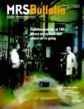 MRS Bulletin Volume 36 - Issue 8 -  Superconductivity at 100—Where we’ve been and where we’re going