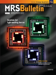 MRS Bulletin Volume 38 - Issue 9 -  Quantum dot light-emitting devices