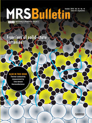 MRS Bulletin Volume 43 - Issue 10 -  Frontiers of Solid-State Batteries