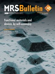 MRS Bulletin Volume 45 - Issue 10 -  Functional Materials and Devices by Self-Assembly