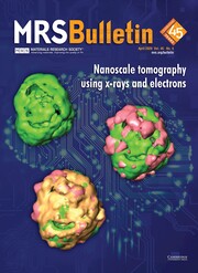 MRS Bulletin Volume 45 - Issue 4 -  Nanoscale Tomography Using X-rays and Electrons