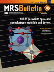 MRS Bulletin Volume 45 - Issue 6 -  Halide perovskite opto- and nanoelectronic materials and devices