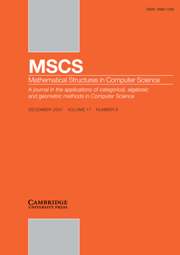 Mathematical Structures in Computer Science Volume 17 - Issue 6 -