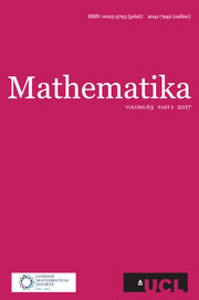 Mathematika Volume 63 - Issue 1 -