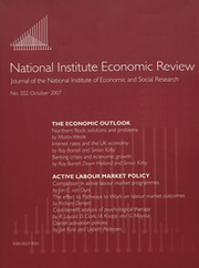 National Institute Economic Review  Volume 202 - Issue  -