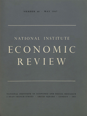 National Institute Economic Review  Volume 40 - Issue  -