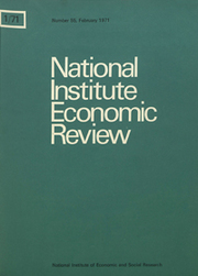 National Institute Economic Review  Volume 55 - Issue  -