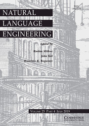 Natural Language Processing Volume 25 - Issue 4 -