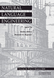 Natural Language Processing Volume 26 - Issue 2 -