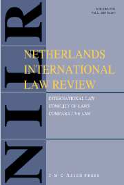 Netherlands International Law Review Volume 50 - Issue 1 -