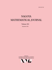 Nagoya Mathematical Journal Volume 255 - Issue  -