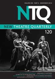 New Theatre Quarterly Volume 30 - Issue 4 -