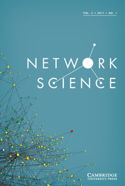 Network Science Volume 5 - Issue 1 -