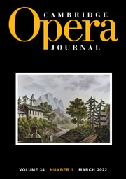 Cambridge Opera Journal Volume 34 - Issue 1 -