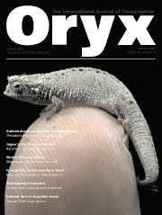 Oryx Volume 39 - Issue 4 -