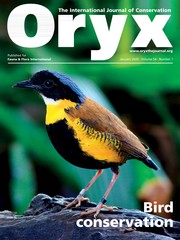 Oryx Volume 54 - Issue 1 -