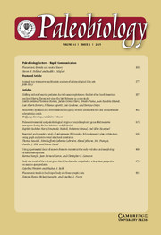 Paleobiology Volume 41 - Issue 3 -