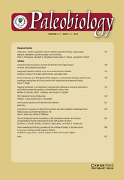 Paleobiology Volume 41 - Issue 4 -