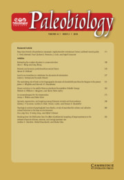 Paleobiology Volume 44 - Issue 2 -