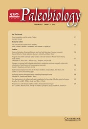 Paleobiology Volume 45 - Issue 4 -