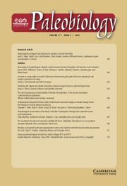 Paleobiology Volume 47 - Issue 3 -